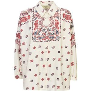 Weekend Max Mara, Dames, Blouses & Shirts, Veelkleurig, Maat: XS Katoen,