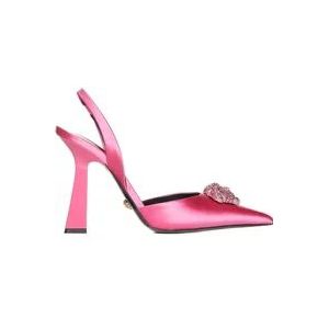 Versace Elegante Slingback Hakken , Pink , Dames , Maat: 40 EU