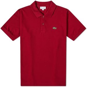 Lacoste, Heren, Tops, Rood, Maat: XL Katoen,