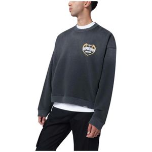 Represent, Heren, Sweatshirts & Hoodies, Grijs, Maat: L Katoen,