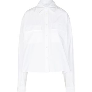 Mauro Grifoni, Dames, Blouses & Shirts, Wit, Maat: M Katoen,