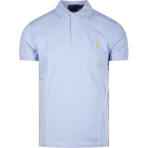 POLO Ralph Lauren Slim Fit Polo met Logo Office Blue