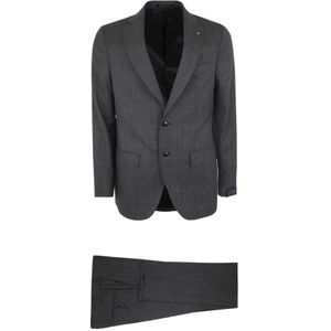 Sartoria Latorre, Heren, Pakken, Grijs, Maat: L Tweed,