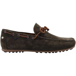Floris van Bommel - Klassieke Leren Mocassin - Groen - Leer