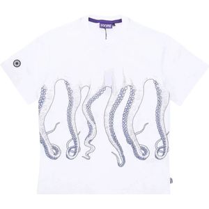 Octopus, Heren, Tops, Wit, Maat: XL