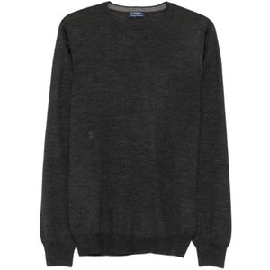 Barba, Heren, Truien, Grijs, Maat: M Zijde,