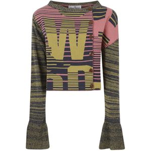 Vivienne Westwood, Dames, Truien, Veelkleurig, Maat: S Kasjmier,
