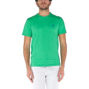 Polo Ralph Lauren, Heren, Tops, Groen, Maat: S Katoen,