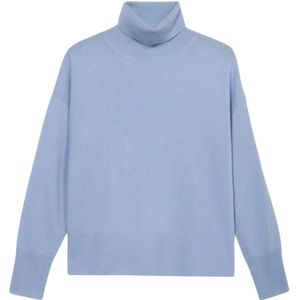 Oltre, Dames, Truien, Blauw, Maat: S/M Kasjmier,