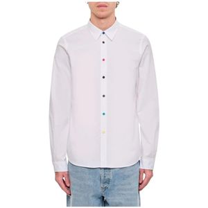Paul Smith, Heren, Overhemden, Wit, Maat: XL Katoen,