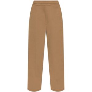 Ami Paris, unisex, Broeken, Beige, Maat: XS
