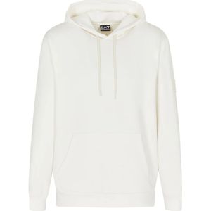 Emporio Armani Ea7, Heren, Sweatshirts & Hoodies, Wit, Maat: 2XS Viscose,