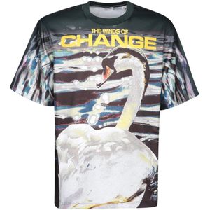 Burberry, Heren, Tops, Veelkleurig, Maat: M Poliester,