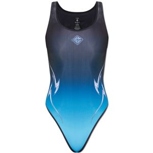 Casablanca, Dames, Badkleding, Blauw, Maat: 2XS Poliester,