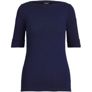 Ralph Lauren, Dames, Tops, Blauw, Maat: S Katoen,