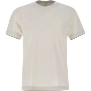 Eleventy, Heren, Tops, Wit, Maat: S Katoen,