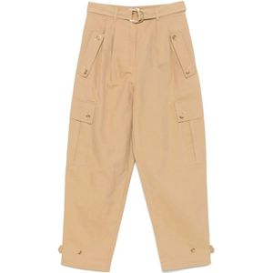 Liu Jo, Dames, Broeken, Beige, Maat: M