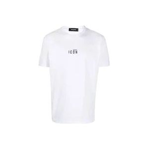 Dsquared2 Witte T-shirt en Polo Collectie , White , Heren , Maat: L