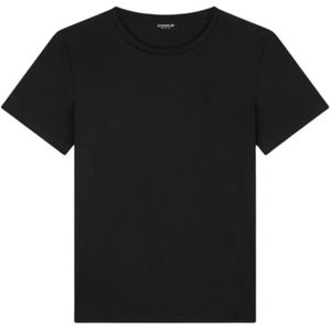 Dondup, Heren, Tops, Zwart, Maat: M Katoen,