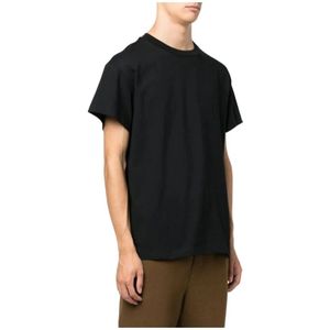 Jil Sander, Heren, Tops, Zwart, Maat: L Katoen,