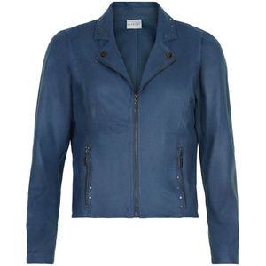 IN Front, Dames, Jassen, Blauw, Maat: S Poliester,