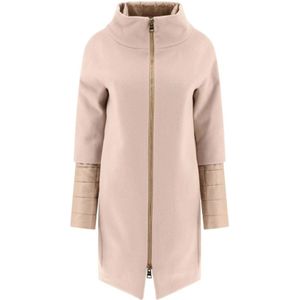 Herno, Dames, Mantels, Beige, Maat: M Wol,