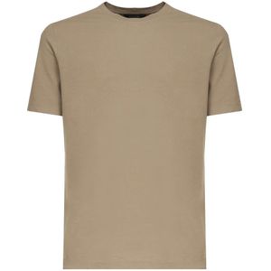 Zanone, Heren, Tops, Beige, Maat: M