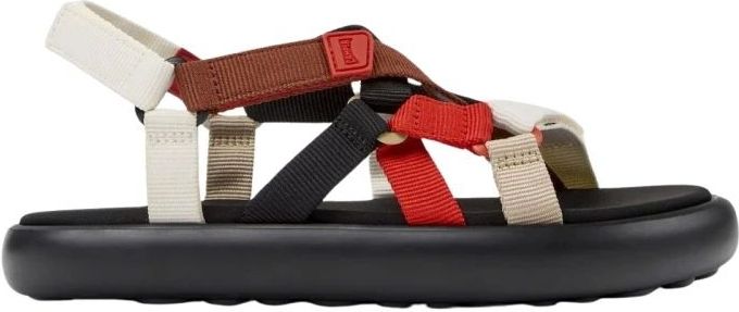 CAMPER Sandalen 'Pelotas Flota'  beige / rood / zwart / wit