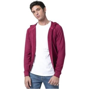 Gran Sasso, Heren, Sweatshirts & Hoodies, Paars, Maat: M Wol,