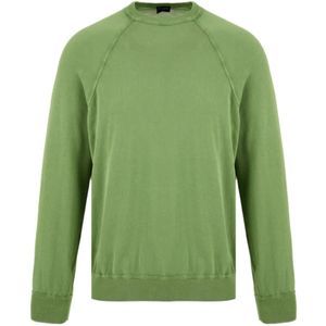 Drumohr, Heren, Sweatshirts & Hoodies, Groen, Maat: XL