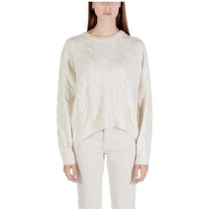 Only, Dames, Truien, Wit, Maat: S Nylon,