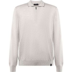 Fay, Heren, Truien, Grijs, Maat: 2XL Wol,