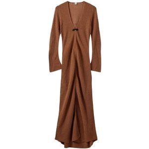 The Garment, Dames, Jurken, Bruin, Maat: 2XS Katoen,