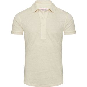 Orlebar Brown, Heren, Tops, Beige, Maat: 2XL Linnen,