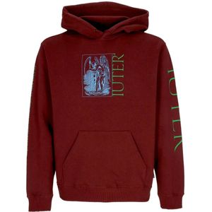 Iuter, Heren, Sweatshirts & Hoodies, Rood, Maat: XS Katoen,