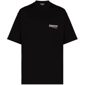 Balenciaga, Heren, Tops, Zwart, Maat: XL Katoen,