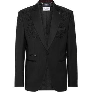 Philipp Plein, Heren, Pakken, Zwart, Maat: M