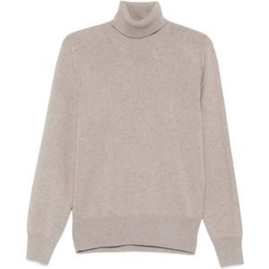 Brunello Cucinelli, Heren, Truien, Beige, Maat: M Kasjmier,