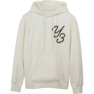 Y-3, Heren, Sweatshirts & Hoodies, Wit, Maat: L Katoen,