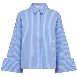 Co'Couture, Dames, Blouses & Shirts, Blauw, Maat: L