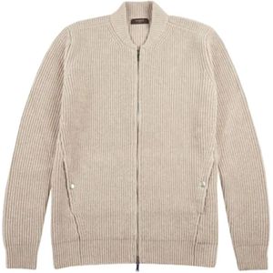 Zanone, Heren, Truien, Beige, Maat: XL
