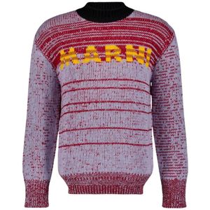 Marni, Heren, Truien, Veelkleurig, Maat: S Wol,