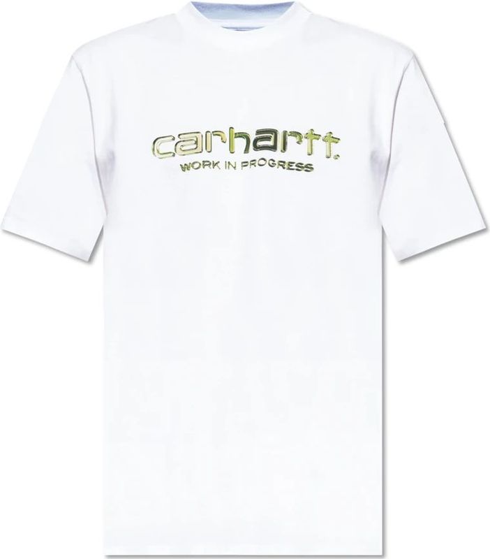 Carhartt Wip, Heren, Tops, Wit, Maat: S Katoen,