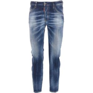 Dsquared2, Heren, Jeans, Blauw, Maat: XS