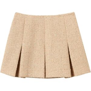 Twinset, Dames, Rokken, Beige, Maat: 2XS Wol,