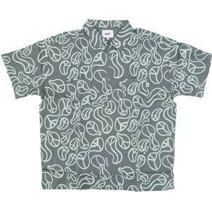 Huf, Dames, Blouses & Shirts, Groen, Maat: S Linnen,