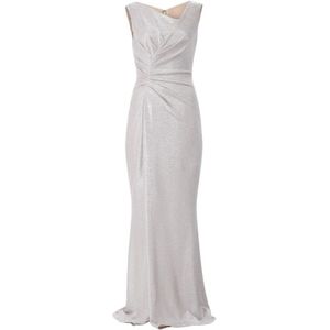 Talbot Runhof, Dames, Jurken, Grijs, Maat: XS