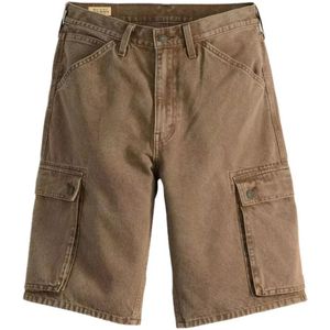 Levi's, Heren, Korte broeken, Bruin, Maat: W34 Katoen,