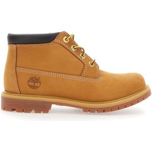 Timberland, Dames, Schoenen, Beige, Maat: 36 EU Leer,