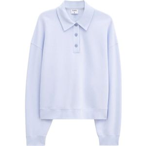 Filippa K, Dames, Tops, Blauw, Maat: S Katoen,
